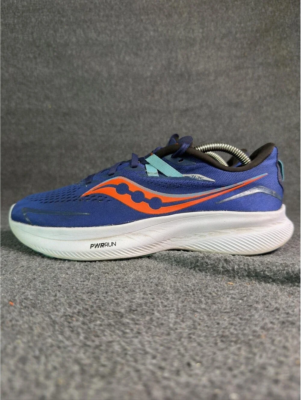 Saucony Ride 15 Mens Size 8.5 Soulstice Blue PWRRUN Running Shoes S20729-91